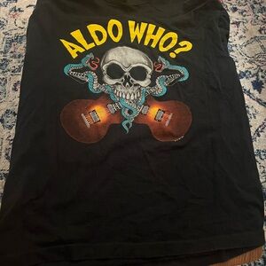 Aldo Nova - blood on the bricks tour 1991 tour shirt xl